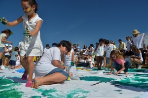 Crianças de várias idades fazem protesto em frente ao Congresso Nacional