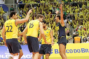 Brasil vence novamente os Estados Unidos na Liga Mundial por 3 a 0 no Maracanãzinho