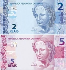 Entram em circulação na segunda-feira (29/07) novas notas de R$5 e R$2