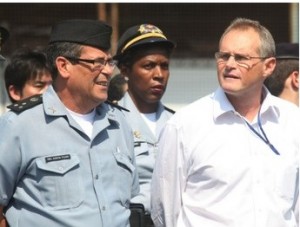 Coronel Erir Ribeiro e Beltrame já não estavam falando a mesma língua Coronel Erir Ribeiro e Beltrame já não estavam falando a mesma língua