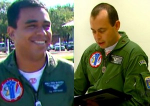 capitão aviador João Igor Silva Pivovar e capitão aviador Fabricio Carvalho morreram no acidente com um Tucano em São Paulo