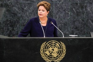 Presidente Dilma Rousseff durante abertura do debate geral da 68ª Assembleia-geral das Nações Unidas