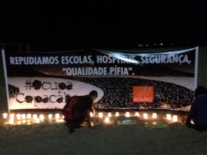 Falta de recursos para a saúde, educação e segurança pública gera protesto e vigília no Rio de Janeiro
