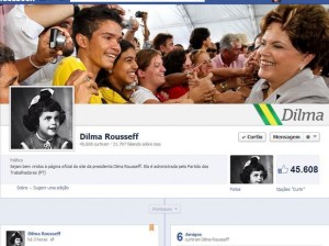 Até a presidente Dilma aderiu à tendência e usa foto de quando era criança no Facebook