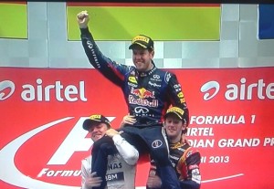 Sebastian Vettel é tetracampeão no GP de F1 na Índia