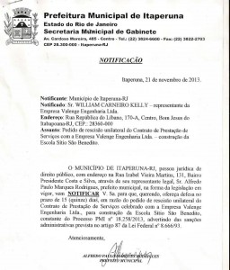 Decreto de Cancelamento de Contrato