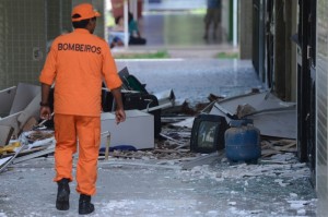 Três ficam feridos vítimas da explosão em Brasília