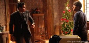 Que choque! Franz flagra o vilão tentando conquistar a nordestina (Foto: Carolina Caminha/TV Globo)