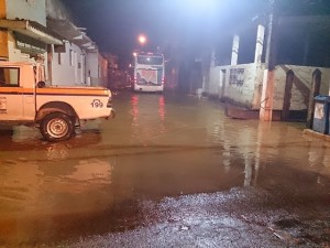 Laje do Muriaé é atingida com mais uma cheia do Rio Muriaé e 24 famílias ficam desalojadas