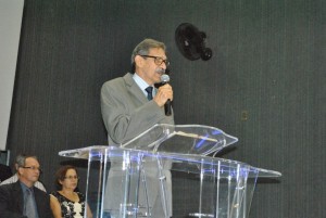 Pr. Gessy frutuoso, que foi o anfitrião e é o Capelão do Seminário agradeceu aos visitantes