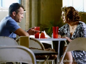 Bruno discute com Ordália por causa de Herbert (Foto: Amor à Vida/TV Globo)