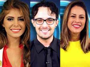 Alisson, Amanda e Princy se enfrentam no 2º Paredão do BBB14