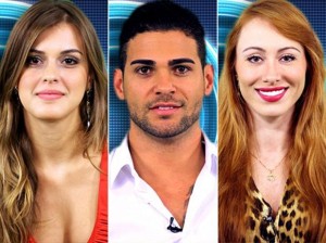 O terceiro Paredão do BBB14 vai mostrar a disputa entre Angela, Aline e Rodrigo