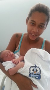 O primeiro bebê da rede estadual em 2014 é um menino - Divulgação Ascom/Maurício Bazílio