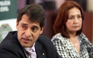 Fernando Veloso, novo chefe da polícia do Rio ao lado de Marta Rocha Fernando Veloso, novo chefe da polícia do Rio ao lado de Marta Rocha