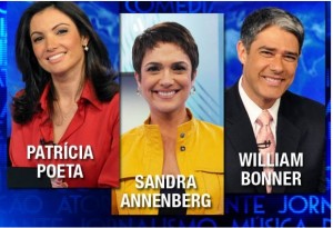 Patrícia Poeta e Sandra Annenberg assumirão o Jornal Nacional