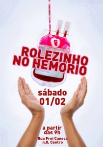 Rolezinho faz doações de sangue no Hemorio