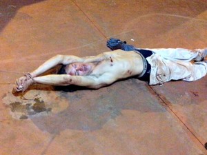 Suspeito invadiu residência e tentou roubar objetos (Foto: Diovane Santos/Sidrolândianews)