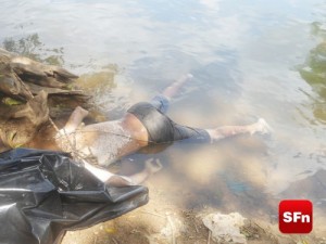 Corpo de um homem decapitado foi encontrado no Rio Paraíba do Sul em Cambuci, RJ
