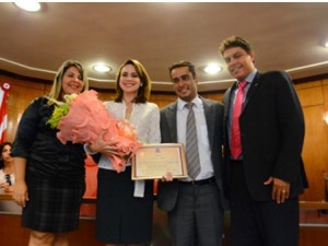 Sessão Especial de Câmara de João Pessoa Diploma Rachel Sheherazade