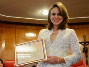 Sessão Especial de Câmara de João Pessoa Diploma Rachel Sheherazade