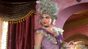 Catarina ameaça. Mas será que ela cumpre? (Foto: Meu Pedacinho de Chão/TV Globo)