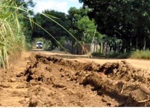 Moradores de Cubatão reclamam da estrada que liga a Itaperuna