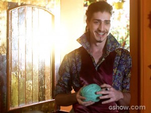 Ferdinando procura Pedro Falcão (Foto: Meu Pedacinho de Chão/TV Globo)