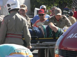 Passa bem o Pr. Rômulo que foi atropelado, no sábado (28/06), por um caminhão - Foto: Blog do Adilson Ribeiro